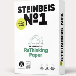 Steinbeis No.1 Classic White Recyclingpapier 80g/qm DIN A3
