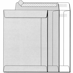 Versandtaschen DIN B4, natron/braun, ohne Fenster, HK, 110g/qm