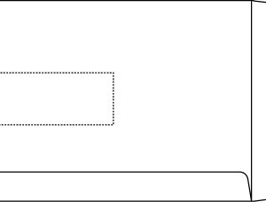 Versandtaschen DIN C5, weiß, mit Fenster, HK, 90g/qm