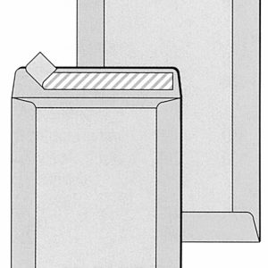 Versandtaschen DIN B4 mit Papprückwand, natron/braun, ohne Fenster, HK, 120g/qm